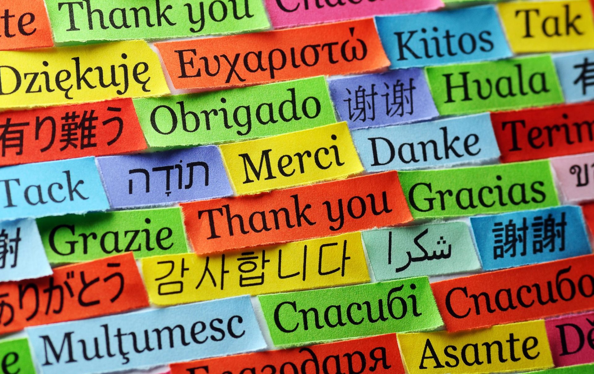 Languages Thank you