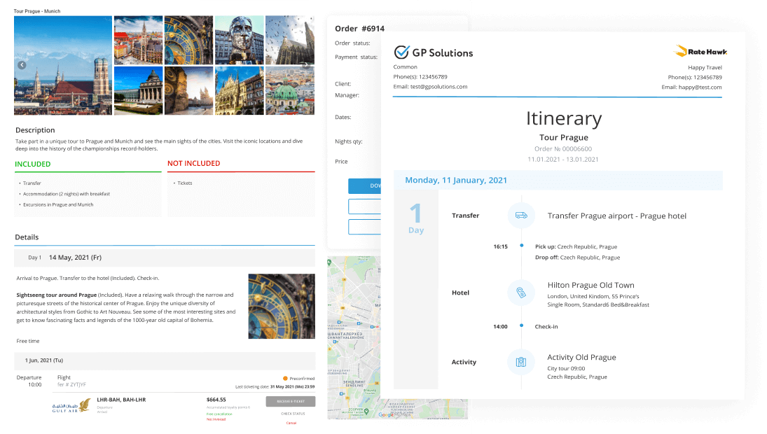 itinerary management