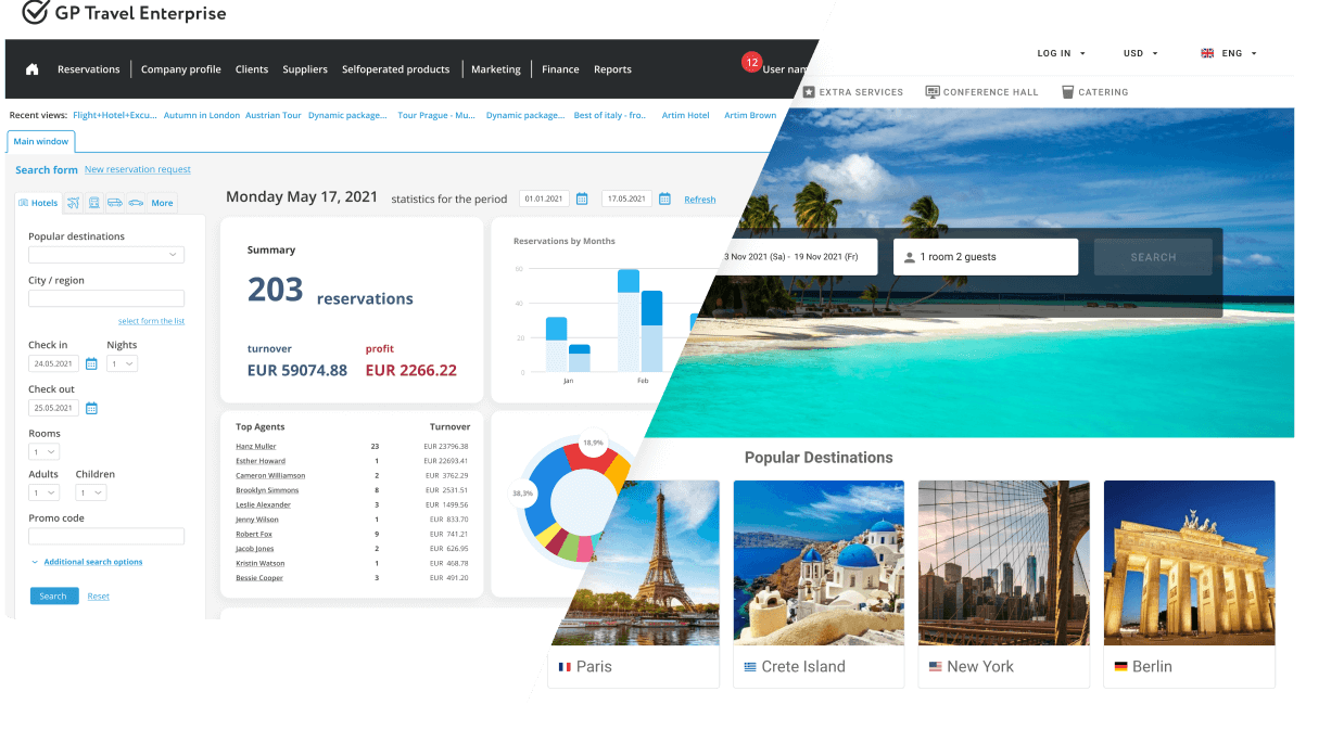 tour operator back office software