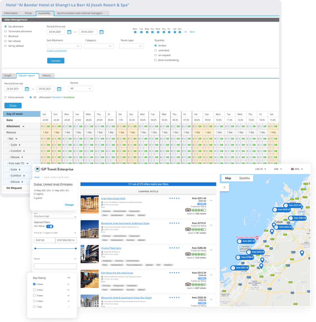 Hotels management platform by GP Solutions