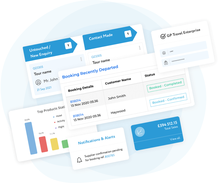 Travel booking software