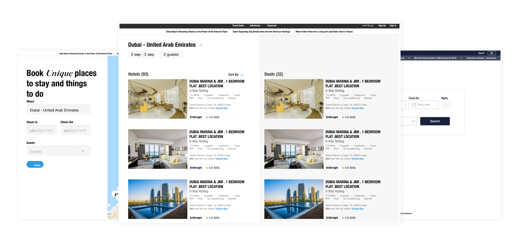 b2c hotel booking website