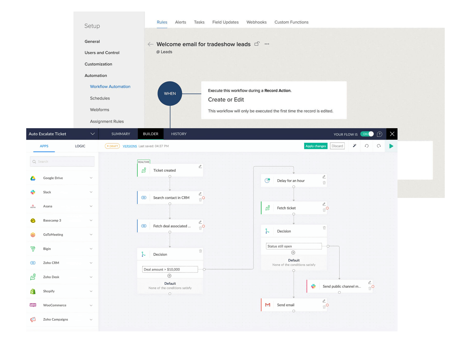 CRM Workflow Automation