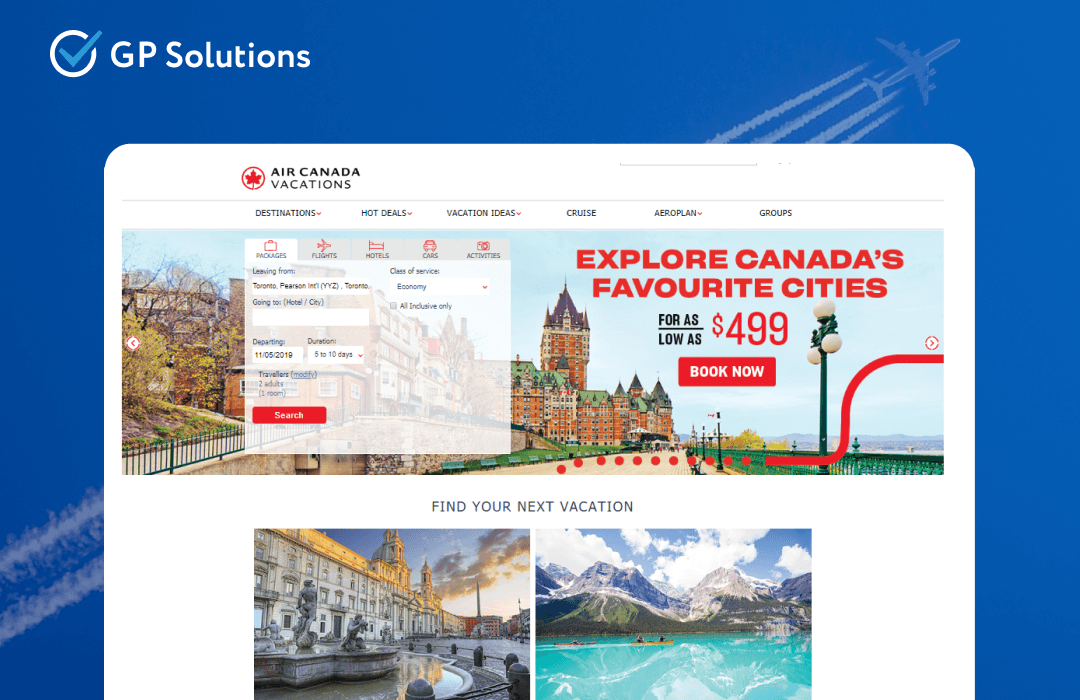 Air canada case cover