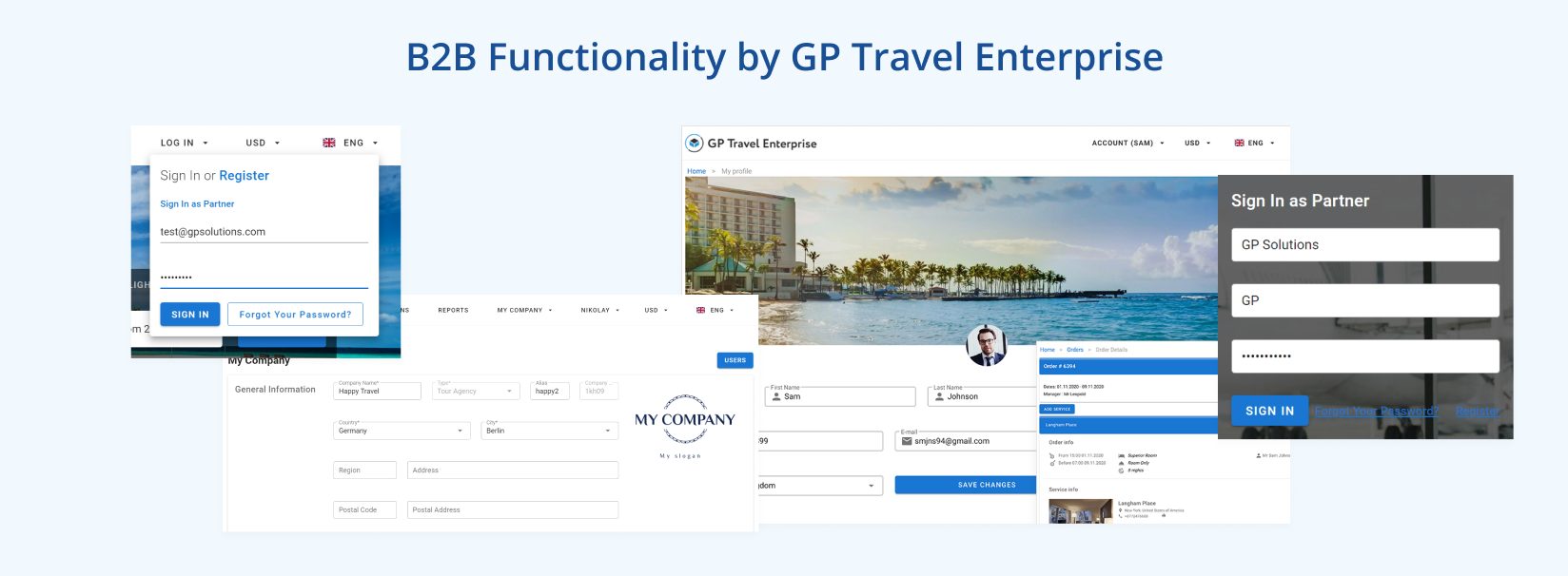 B2B Functionality by GP Solutions