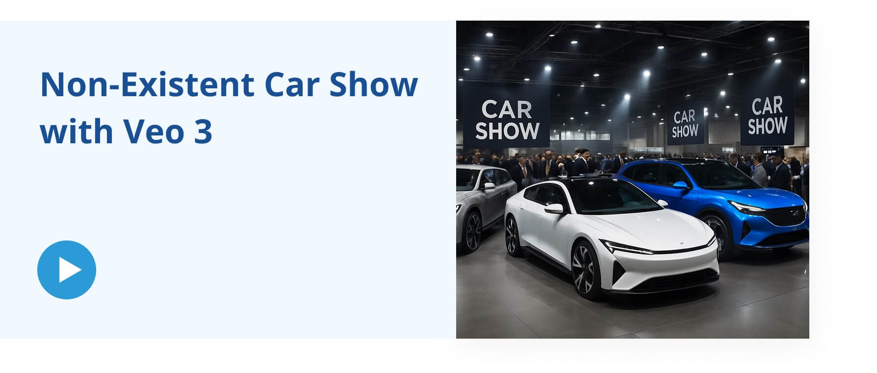 Cars at a car show