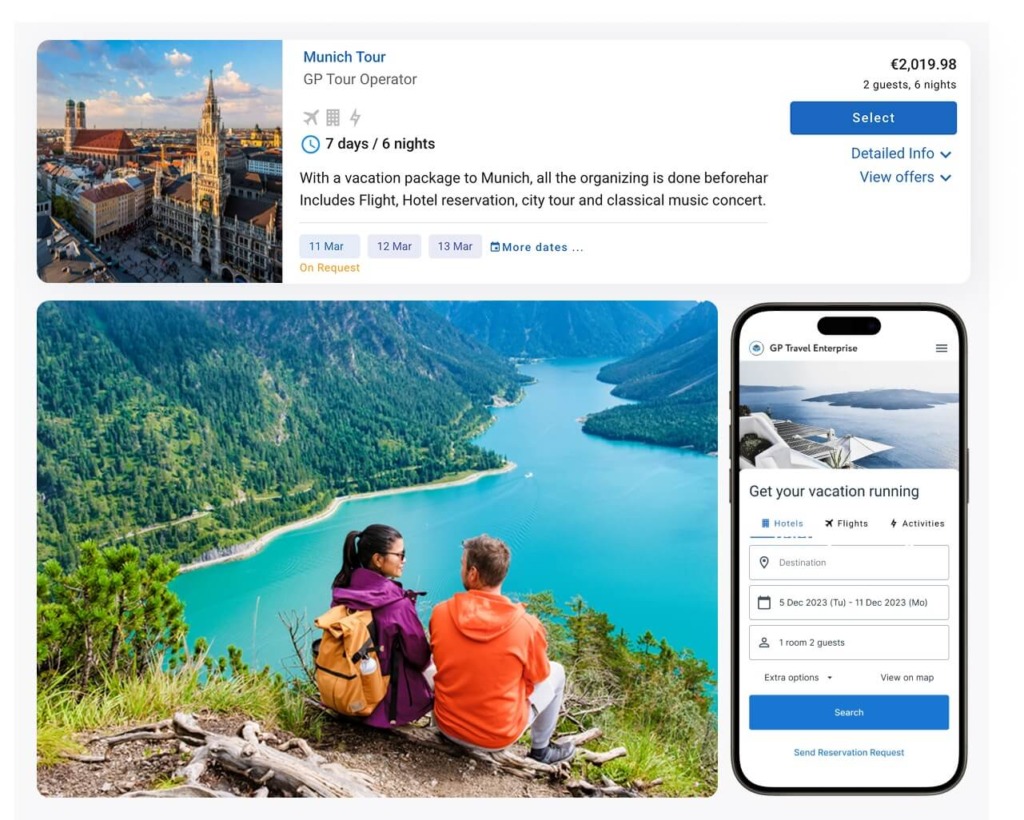 Outbound Tour Operator Software: Reservation System, Packaging ...