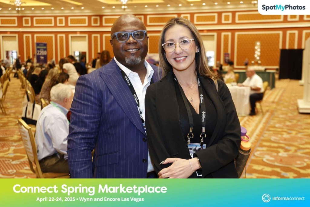 Fred Bean and his assistant at Connect Spring Marketplace
