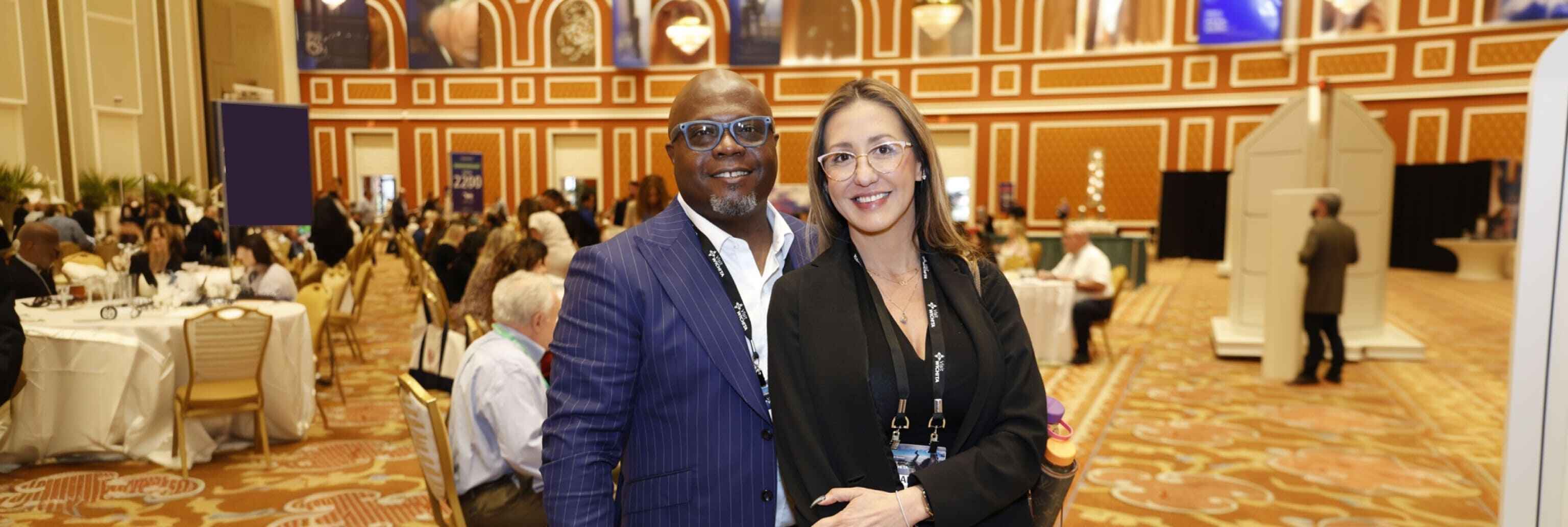 Fred Bean with his assistant at Connect Spring Marketplace in 2025