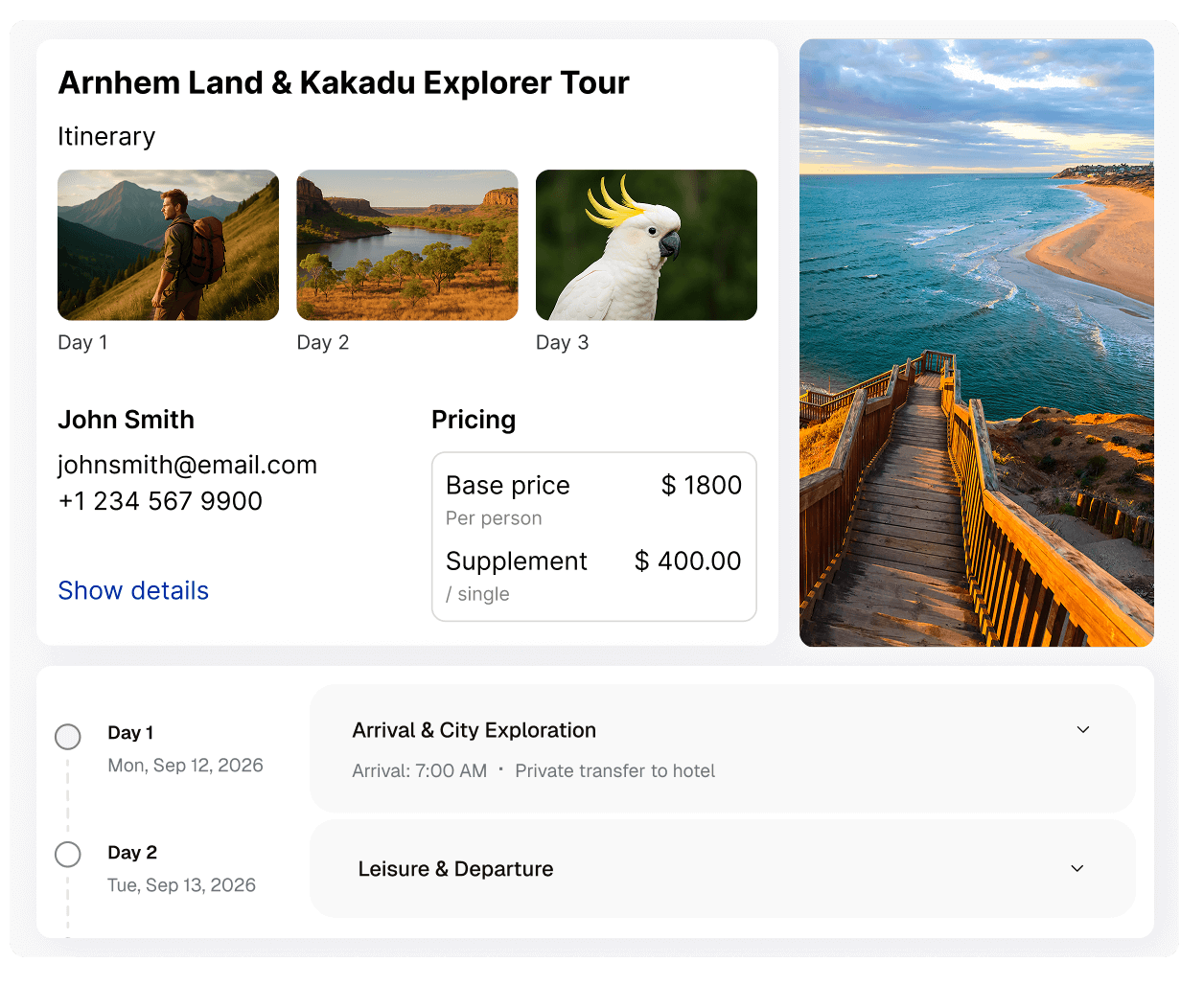 FIT Tour Operator Software