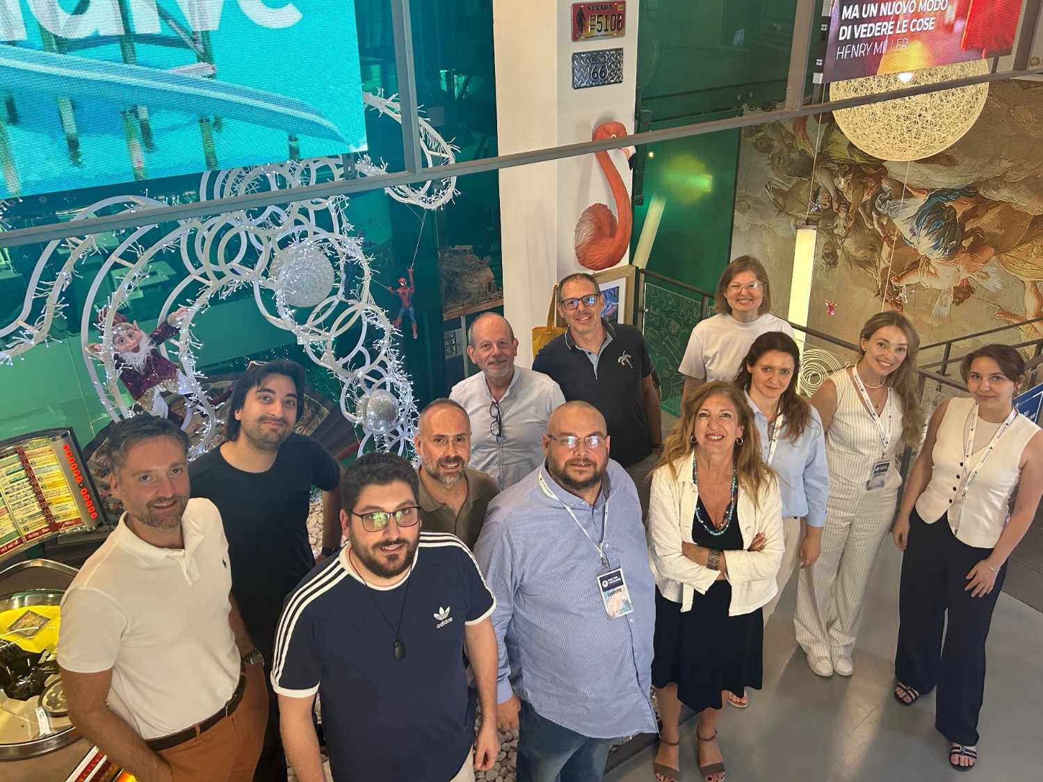 Team of GP Solutions and Idee per Viaggiare at the latter's office