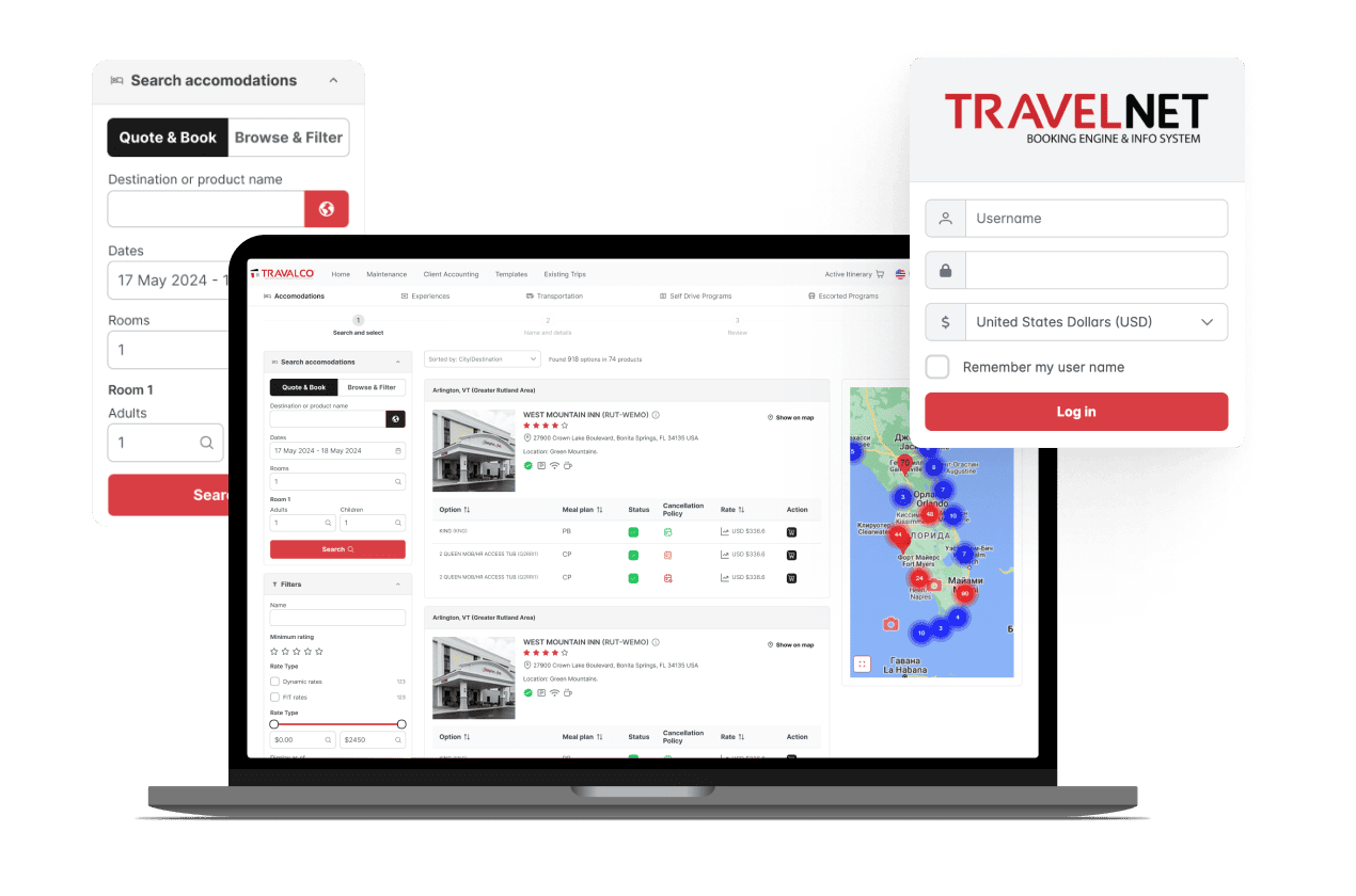 Travalco screenshots