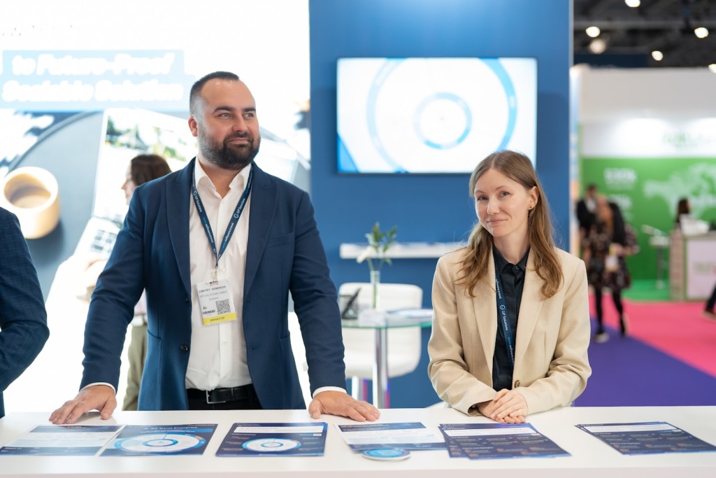 Business development representative of GP Solutions at WTM 2025 in London