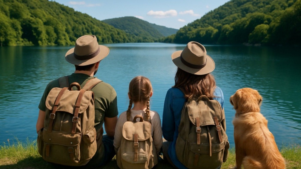 Menschen im Natur